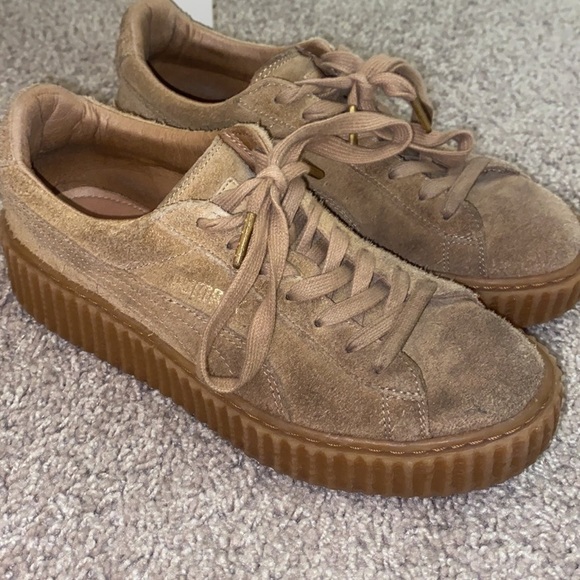 FENTY Puma Creepers Tan Suede - Picture 2 of 4